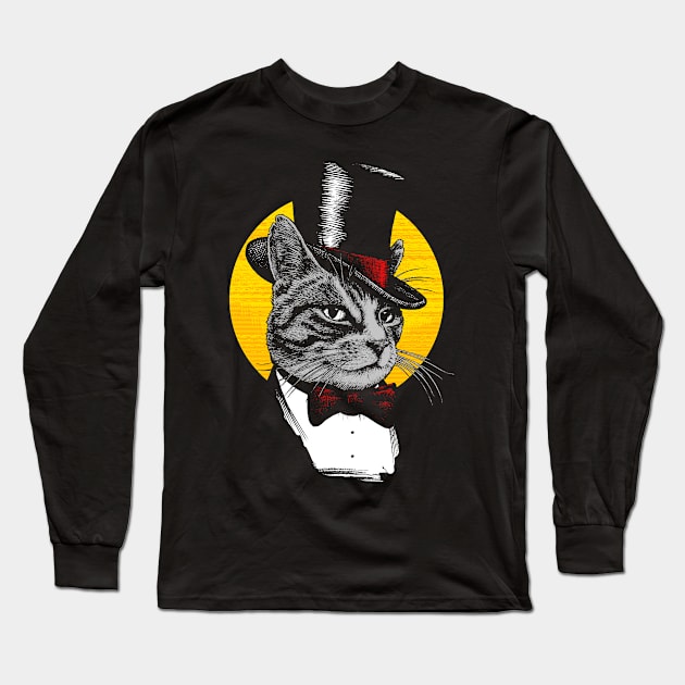 Tuxedo cat Long Sleeve T-Shirt by clingcling